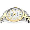 Image 5 : Rolex Mens 2 Tone 14K Mother Of Pearl Diamond 36MM Datejust Wristwatch
