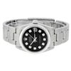 Image 3 : Rolex Womens Midsize 31mm 18K Gold Bezel Black Diamond Stainless Steel Datejust
