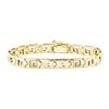 Image 1 : Greek Key Bracelet - 14KT Yellow Gold