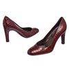 Image 1 : Sergio Rossi Dark Brown Snakeskin Pumps 37
