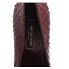 Image 9 : Sergio Rossi Dark Brown Snakeskin Pumps 37