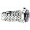 Image 3 : Rolex Mens Stainless Black Diamond 36MM Datejust Wristwatch