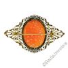 Image 3 : Victorian Gold Filled Detailed Open Work Filigree Carved Shell Cameo Brooch