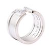 Image 4 : 0.24 ctw Diamond Band - 18KT White Gold