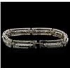 Image 2 : 0.95 ctw Diamond Bracelet - 14KT White Gold