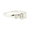 Image 1 : 0.50 ctw Diamond Ring - 14KT White Gold