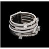 Image 1 : 0.77 ctw Diamond Ring - 14KT White Gold