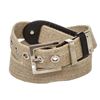 Image 1 : Dolce & Gabbana Tan Canvas and Leather Belt