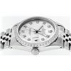 Image 6 : Rolex Mens Stainless Steel Silver Diamond 36MM Datejust Wristwatch