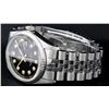 Image 2 : Rolex Mens Stainless Steel 36MM Black Diamond Datejust Wristwatch