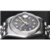 Image 3 : Rolex Mens Stainless Steel 36MM Black Diamond Datejust Wristwatch