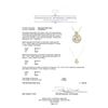 Image 3 : 2.01 ctw Diamond Pendant With Chain - 14KT Tri Color Gold