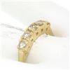 Image 4 : Classic 14kt Yellow Gold 0.75 ctw Diamond Wedding Band
