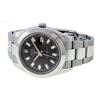 Image 3 : Rolex Mens SS 41MM Rhodium Baguette Diamond Datejust 2 Oyster Band Wristwatch Wi