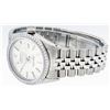Image 4 : Rolex Mens Stainless Steel Silver Diamond 36MM Datejust Wristwatch