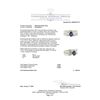 Image 5 : 1.10 ctw Blue Sapphire And Diamond Ring - 18KT White Gold