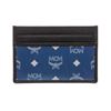 Image 2 : MCM Estate Blue Reflective Nylon Leather Mini Card Case