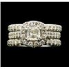 Image 2 : 1.75 ctw Diamond Engagement Ring - 14KT White Gold