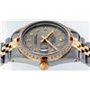 Image 8 : Rolex Mens 2 Tone 14K Slate Grey Diamond & Ruby Datejust Wristwatch