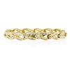 Image 3 : 14K Yellow Gold 2.25 ctw Baguette Round Diamond Split & Bezel Link Tennis Bracel