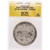 Image 1 : 1916 Egypt Husayn Kamil AR 20 Piastres Coin ANACS AU50 Details