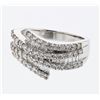 Image 1 : 1.33 CTW Diamond Ring 18K White Gold - REF-133M7F
