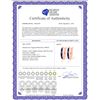 Image 2 : Genuine 1.30 ctw Sapphire Earrings 14KT Rose Gold - REF-28N2R