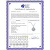 Image 2 : 0.04 CTW Diamond Necklace 14K White Gold - REF-12X6R