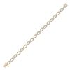 Image 1 : Womens Round Diamond Fashion Link Bracelet 3/4 Cttw 10kt Yellow Gold - REF-49W9K
