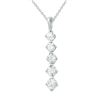 Image 1 : 1.5 CTW Diamond Necklace 14K White Gold - REF-149M3F