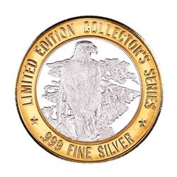 .999 Fine Silver Black Bear Casino & Hotel $10 Limited Edition Gaming Token