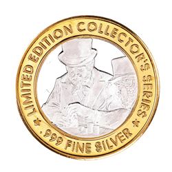 .999 Silver Bally Bart Tunica, Mississippi $10 Casino Limited Edition Gaming Token