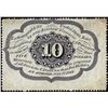 Image 2 : March 3, 1863 Ten Cents First Issue Perforated Fractional Currency Note