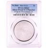 Image 1 : No Date Proof $1 Mint Error T-2 Silver Planchet PCGS MS61