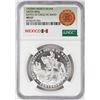 Image 1 : 1962Mo Mexico Battle of the Cinco De Mayo Silver Coin NGC MS67