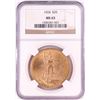 Image 1 : 1924 $20 St. Gaudens Double Eagle Gold Coin NGC MS63