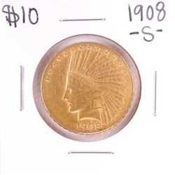 1908-S $10 Indian Head Eagle Gold Coin