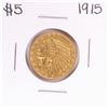 Image 1 : 1915 $5 Indian Head Half Eagle Gold Coin