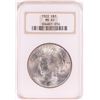 Image 1 : 1922 $1 Peace Silver Dollar Coin NGC MS65