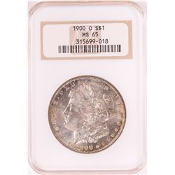 1900-O $1 Morgan Silver Dollar Coin NGC MS65 Old Holder