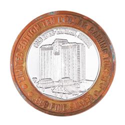 .999 Fine Silver Gold River Laughlin, Nevada $10 Limited Edition Gaming Token