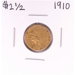 1910 $2 1/2 Indian Head Quarter Eagle Gold Coin