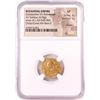 Image 1 : Christ Constantine VII Romanus II, 945-963 AD Byzantine Empire Gold Coin NGC VF