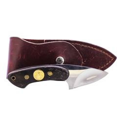H. Grace Marker Knife with 1/10 oz American Gold Eagle Coin Embedded