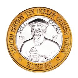 .999 Fine Silver Harveys Resort Lake Tahoe, Nevada $10 Limited Edition Gaming Token
