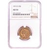 Image 1 : 1913-S $5 Indian Head Half Eagle Gold Coin NGC AU55