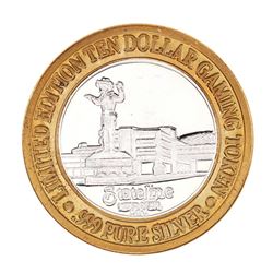 .999 Silver Stateline Wendover, Nevada $10 Limited Edition Casino Gaming Token