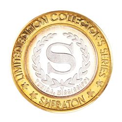 .999 Fine Silver Sheraton Casino Tunica, MS $10 Limited Edition Gaming Token