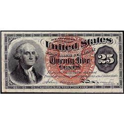 March 3, 1863 Twenty-Five Cents Fourth Issue Fractional Currency Note