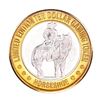 Image 1 : .999 Silver Binions Horseshoe Las Vegas, NV $10 Casino Limited Edition Gaming Token